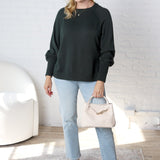 Melinda Knit Sweater - Hunter Green