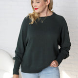 Melinda Knit Sweater - Hunter Green