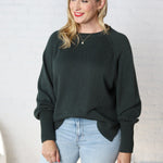 Melinda Knit Sweater - Hunter Green