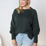 Melinda Knit Sweater - Hunter Green