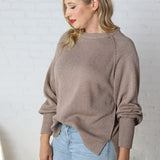 Melinda Knit Sweater - Mushroom