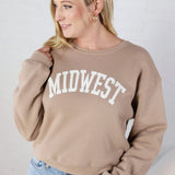 Midwest Graphic Sweatshirt - Tan - FINAL SALE