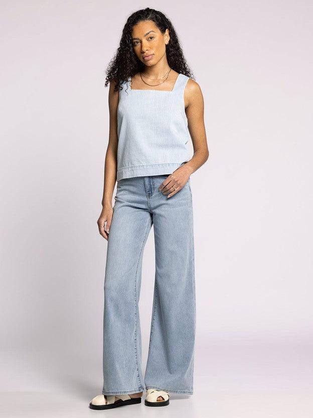 Millicent Tank - Light Denim Wash