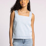 Millicent Tank - Light Denim Wash