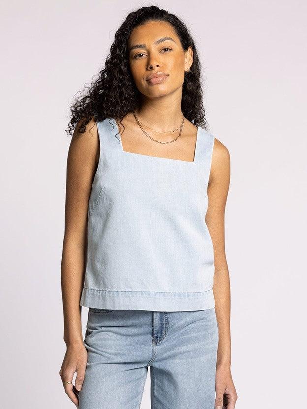 Millicent Tank - Light Denim Wash