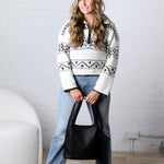 Mountain Roads Qtr Zip Sweater by Sage the Label