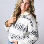 Mountain Roads Qtr Zip Sweater by Sage the Label