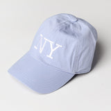 NY Embroidery Baseball Cap - Light Blue