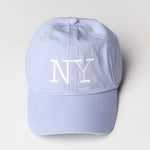 NY Embroidery Baseball Cap - Light Blue - FINAL SALE