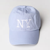 NY Embroidery Baseball Cap - Light Blue