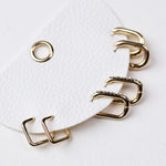 Nadia Three Pair Hoop Earrings Set - Gold