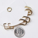 Nadia Three Pair Hoop Earrings Set - Gold