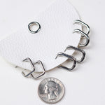 Nadia Three Pair Hoop Earrings Set - Silver