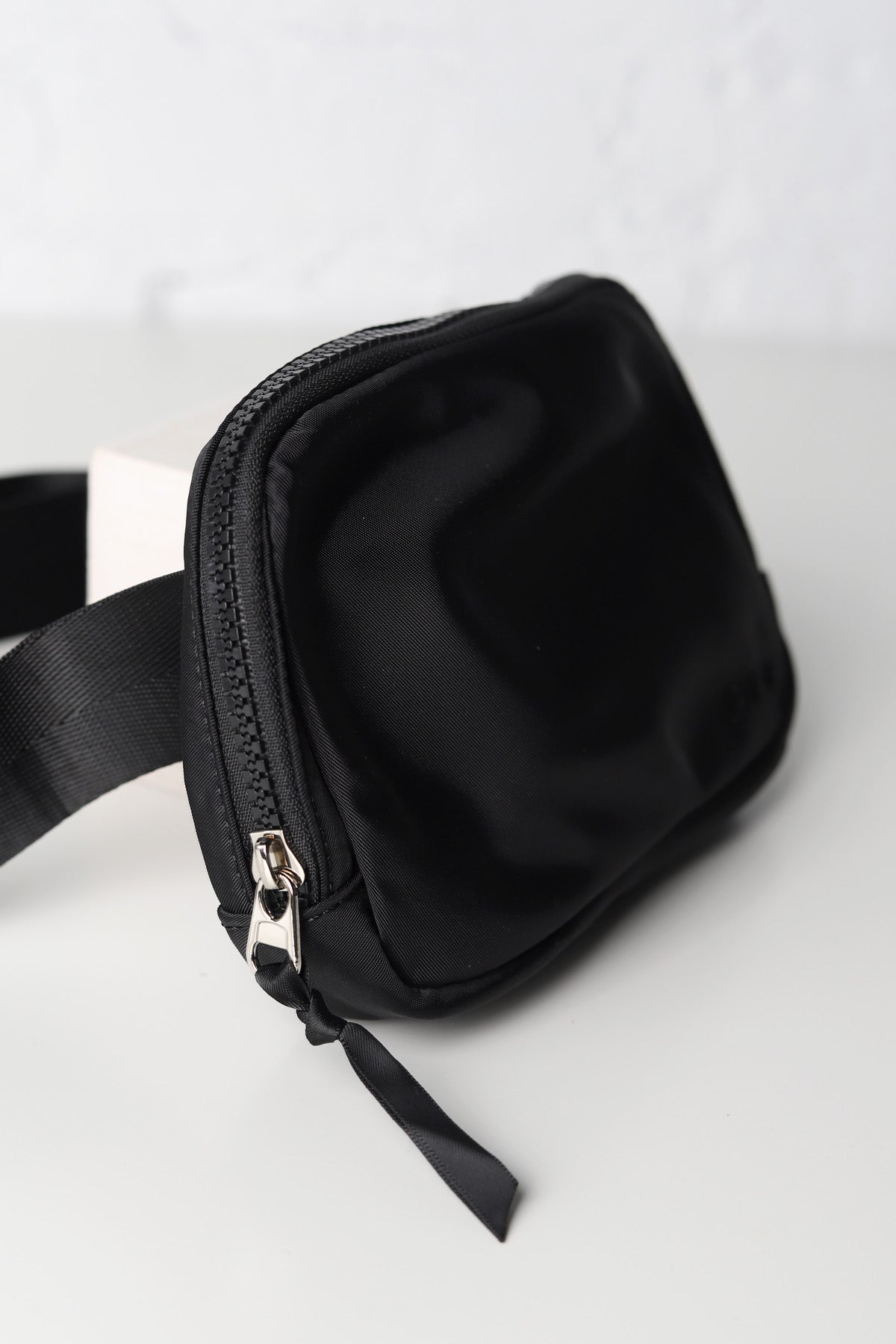 Nadya Black Nylon Bum Bag