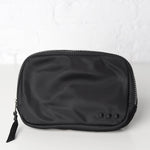 Nadya Black Nylon Bum Bag