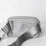 Nadya Gray Nylon Bum Bag - FINAL SALE