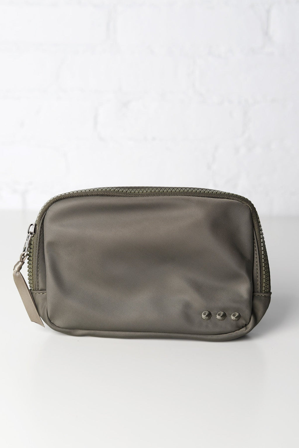 Nadya Olive Nylon Bum Bag
