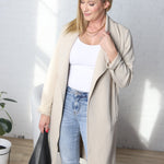 Naya Drape Open Front Coat Jacket