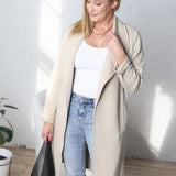 Naya Drape Open Front Coat Jacket