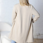 Naya Drape Open Front Coat Jacket