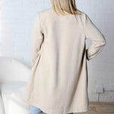 Naya Drape Open Front Coat Jacket