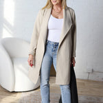 Naya Drape Open Front Coat Jacket