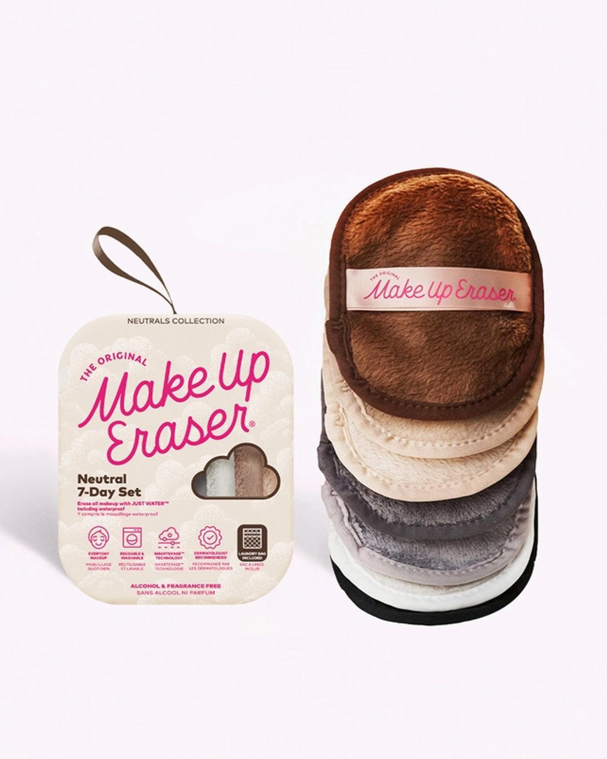 Neutral 7-Day Makeup Erasers Set