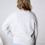 Noemie Relaxed Fit Everyday Sweater - Heather Grey