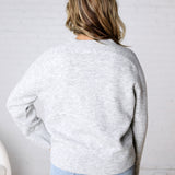 Noemie Relaxed Fit Everyday Sweater - Heather Grey