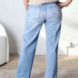Nolan Super High Rise Straight Leg Denim FINAL SALE