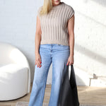 Nolan Super High Rise Straight Leg Denim FINAL SALE