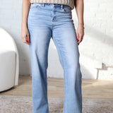 Nolan Super High Rise Straight Leg Denim FINAL SALE