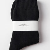 Noor LuxBlend Crew Socks - Black
