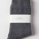 Noor LuxBlend Crew Socks - Dark Grey