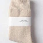 Noor LuxBlend Crew Socks - Khaki
