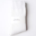 Noor LuxBlend Crew Socks - White