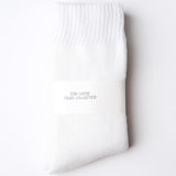 Noor LuxBlend Crew Socks - White