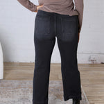 Nori Wash Black Wide Leg - Risen Jeans
