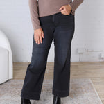 Nori Wash Black Wide Leg - Risen Jeans SALE
