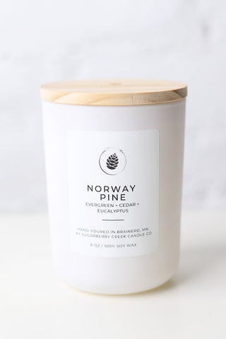 Norway Pine Soy Wax Candle - 8 oz