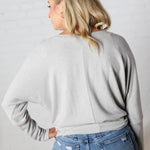 Nova Basic Long Sleeve Dolman - Charcoal