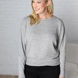 Nova Basic Long Sleeve Dolman - H. Grey