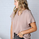 Nyelle V-Neck Blouse Top - CoCo