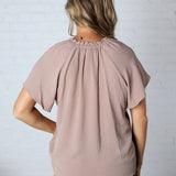 Nyelle V-Neck Blouse Top - CoCo