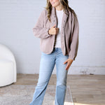 Nyla Thermal Fleece Jacket w/ Pockets - Earth Grey