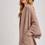 Nysa Blanket Wrap Cardigan - Latte FINAL SALE