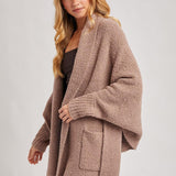 Nysa Blanket Wrap Cardigan - Latte FINAL SALE