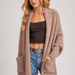 Nysa Blanket Wrap Cardigan - Latte FINAL SALE