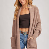 Nysa Blanket Wrap Cardigan - Latte FINAL SALE