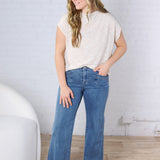 Odette Super HR Wide Leg Denim - Medium Wash FINAL SALE